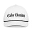 Black on White Cake Bandit trans rope cap