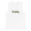 White Daddy Muscle Tank: 