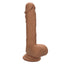 dual density silicone pleasure toy dildo darker color