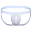 EZ JOCK WHITE
 FRONT VIEW FOAM PACKER JOCKSTRAP