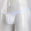 EZ JOCK WHITE FRONT VIEW FOAM PACKER JOCKSTRAP ON MANNEQUIN