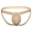 EZ JOCK BEIGE FRONT VIEW FOAM PACKER JOCKSTRAP