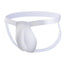 EZ JOCK WHITE FRONT FOAM PACKER JOCKSTRAP SIDEVIEW