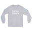 Heather Grey Father Figure Long Sleeve Shirt