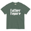 Father Figure T-Shirt - detail view for trans men and transmasculine people