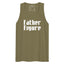 Father Figure Tank Top - detail view for trans men and transmasculine people