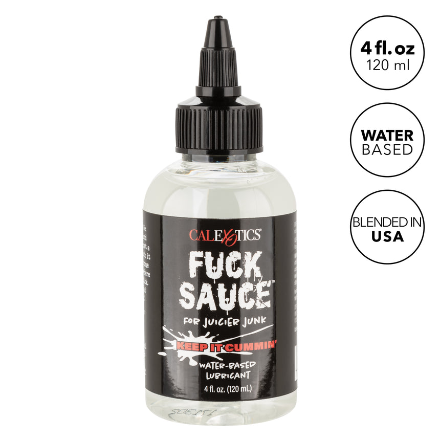 Fuck Sauce Water-Based Lube 4 oz, pH-Friendly & Long-Lasting | TG Supply Fuck Sauce Water-Based Lube 4 oz, pH-Friendly & Long-Lasting | TG Supply