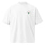 Oversized organic white I am investing in me T-Shirt