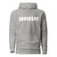 heather grey gender-affirming trans 'loverboy' hoodie 