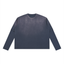 Navy both / and short and long sleeve vintage washed tee front