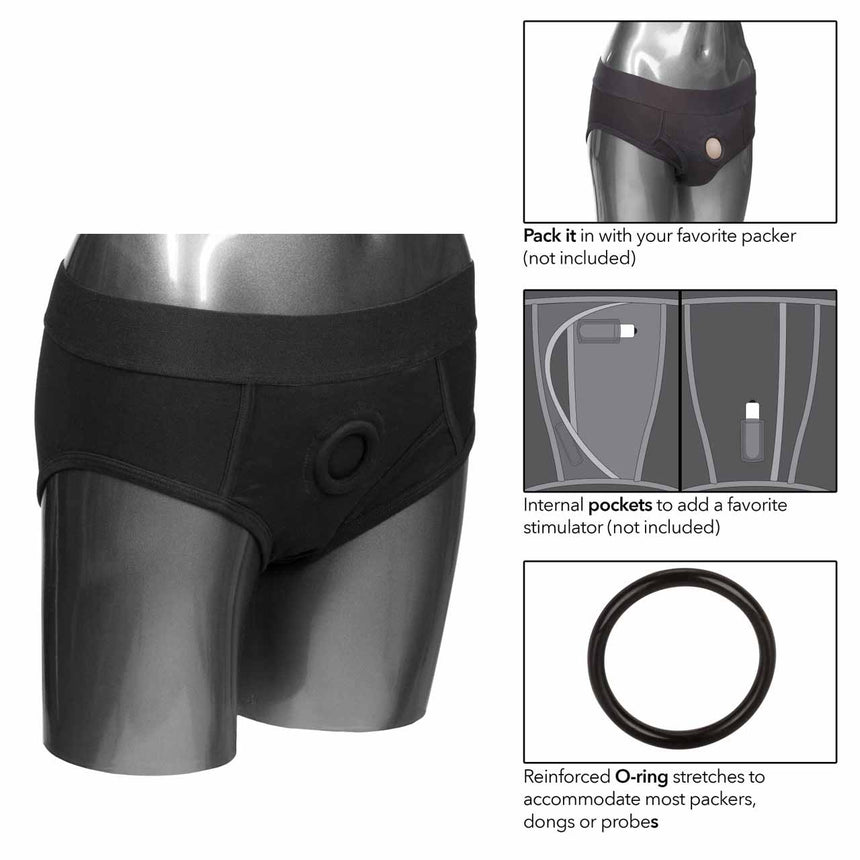 gear underwear Packer Gear Brief Harness: Comfy, Secure, and Strap-Free Packing