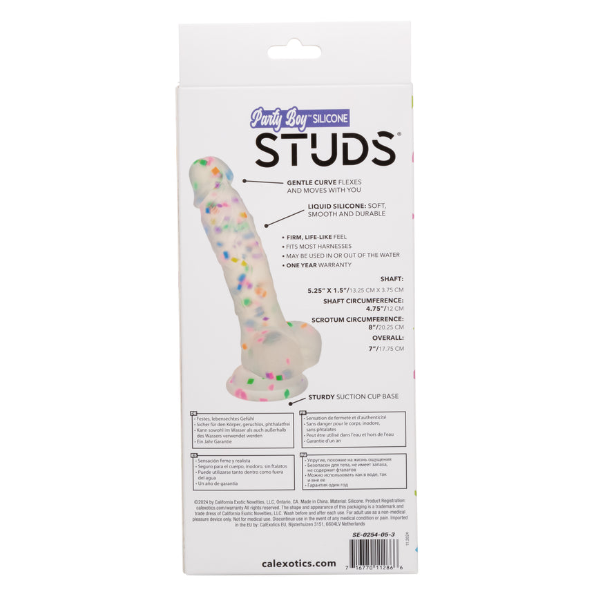 Party Boy Stud 5.25" Confetti Toy: Fun, Safe & Versatile Pleasure | TG Supply Party Boy Stud 5.25" Confetti Toy: Fun, Safe & Versatile Pleasure | TG Supply