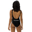 Cake Bandit reversible one piece swimsuit back view on person