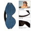 Denim Eye Mask with adjustable strap for comfort