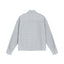 Second date grey plaid long sleeve button up shirt back