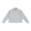 Second date grey plaid long sleeve button up shirt front