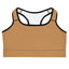 Caramel colored Sports Bro Sports Binder  with a racerback design and a scoop neckline.