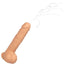 Squirt Stick Toy for T Boys – gender-affirming vibrating prosthetic with Cake Bandit Harness, squirting in action.