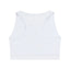 TGS Cotton Short Racerback Binder in White — back view