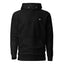 Black minimalist tiny tgs logo hoodie