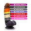 bear dual density silicone pleasure toy with details on tabs