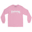 Pink is cute thriving while trans long sleeve cozy t-shirt