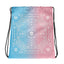 drawstring trans flag bag bag