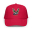 Red Trans I Am Trucker Hat front