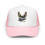 Pink and White Trans I Am Trucker Hat
