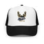 Black and white Trans I Am Trucker Hat