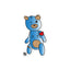 medium trans teddy sticker