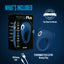 Performance Plus Flex Pro vibrating C ring packaging with USB charging cable on a blue background