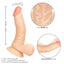 The doctor dildo curved for pleasure side view close up details