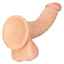 The doctor dildo curved for pleasure back view of suction cup