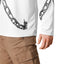 Chain Harness White Hockey Jersey