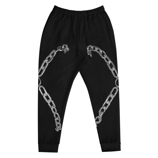 【THEAIRTOWN】 Back Chain Printed Jogger Pants all-over-print-recycled-mens-
