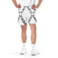 Chain Harness Basketball Shorts - White