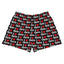 back of the I love tboys shorts