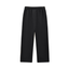 black curved contrast stitch sweatpants back