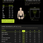 Cake Bandit size guide with hip sizes XS to 3XL and flat garment measurements