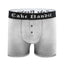 Cake Bandit Heather STP 3" Boxer Briefs front view with 2 buttons to open for use