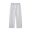 Grey curved contrast stitch sweatpants front