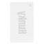 Back of the white Hunky hand towel 