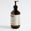 Hunky Handsome Body Wash  pump bottle with ingredients list