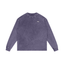 Purple Hunky Acid wash cotton long sleeve tee, front view