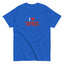 I Love TDykes t-shirt in royal blue — trans lesbian graphic tee for tboy dykes, dykes on T, and trans lesbians, sizes S–5XL