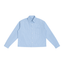 Second date blue plaid long sleeve button up shirt front