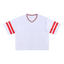 White smells like t spirit boxy mesh sports jersey with red accents by TGS