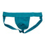 Cake Bandit monochrome aqua 
 cake bandit jock strap front view