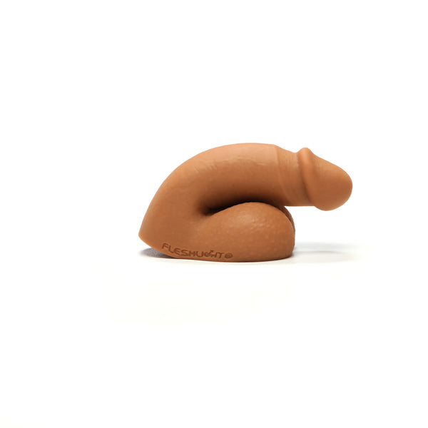 Side view of Mr. Limpy Medium Packer caramel